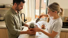 Como cuidar do cacto‑pluma: luz, rega e substrato para o manter compacto