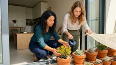 Como deixar as suculentas mais vermelhas e roxas sem queimar as folhas