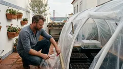 Como montar uma estufa caseira e proteger a horta do frio, vento e calor